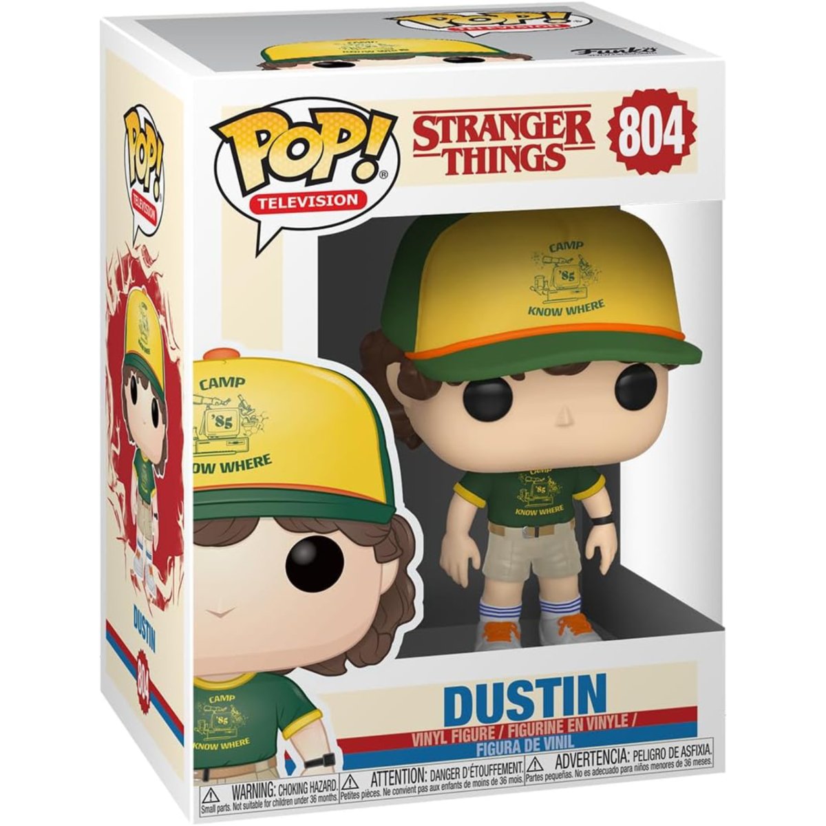 Stranger Things - Dustin #804 - Funko Pop! Vinyl Television - Persona Toys