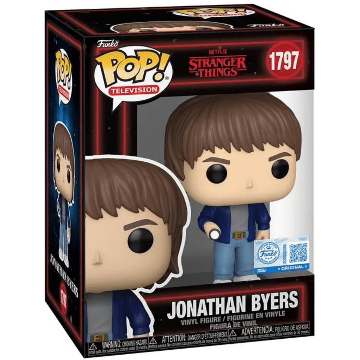 Stranger Things - Jonathan Byers (Special Edition) 1797 - Funko Pop! Vinyl Television - Persona Toys