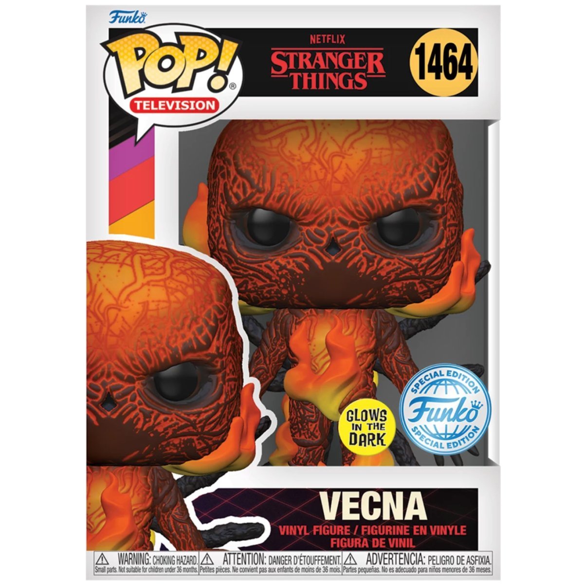 Stranger Things - Vecna (Glow Special Edition) #1464 - Funko Pop! Vinyl Television - Persona Toys