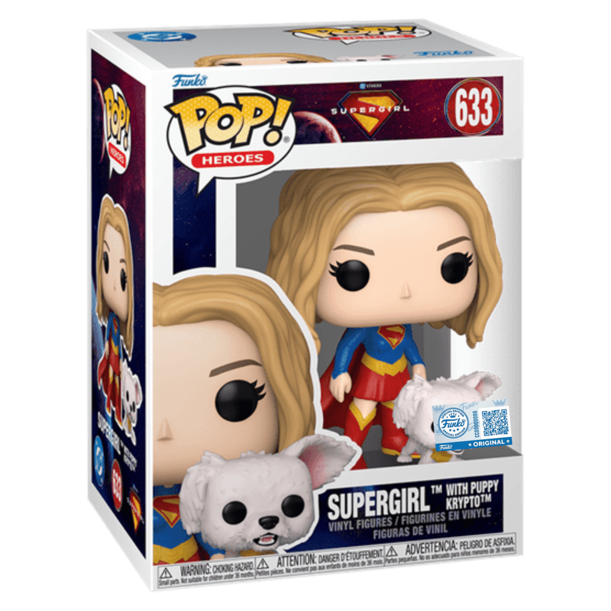 Supergirl - Supergirl with Puppy Krypto (Special Edition) 633 - Funko Pop! Vinyl DC - Persona Toys