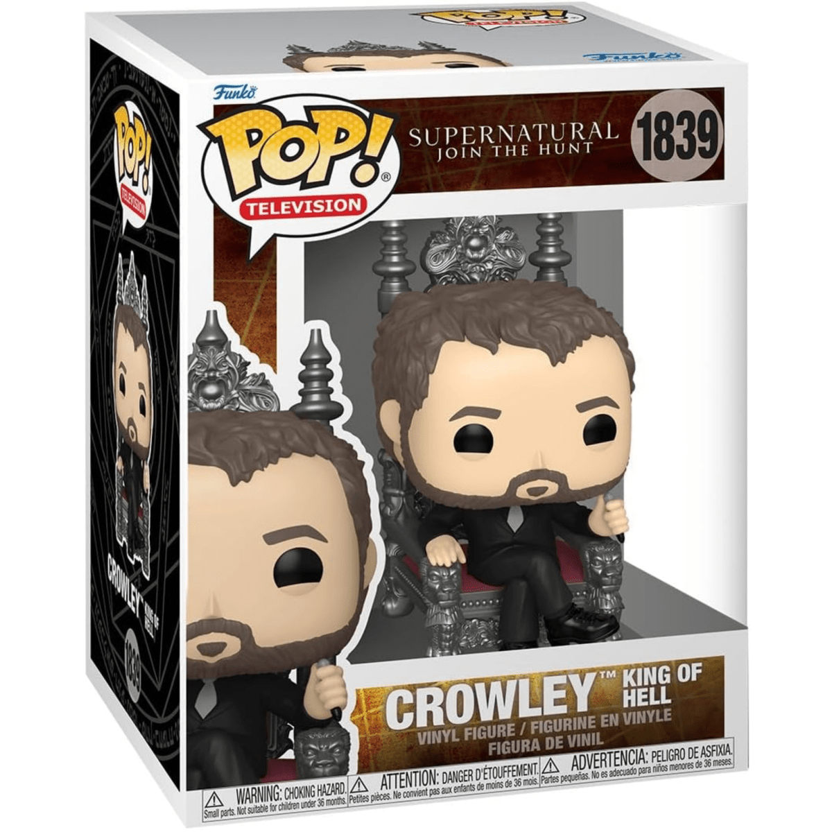 Supernatural - Crowley King of Hell 1839 - Funko Pop! Vinyl Television - Persona Toys