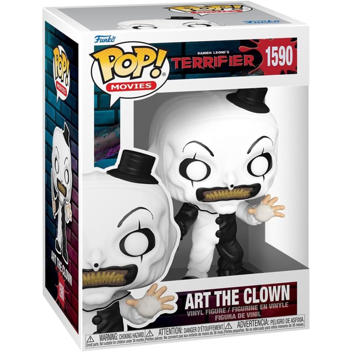 Terrifier - Art the Clown #1590 - Funko Pop! Vinyl Movies - Persona Toys