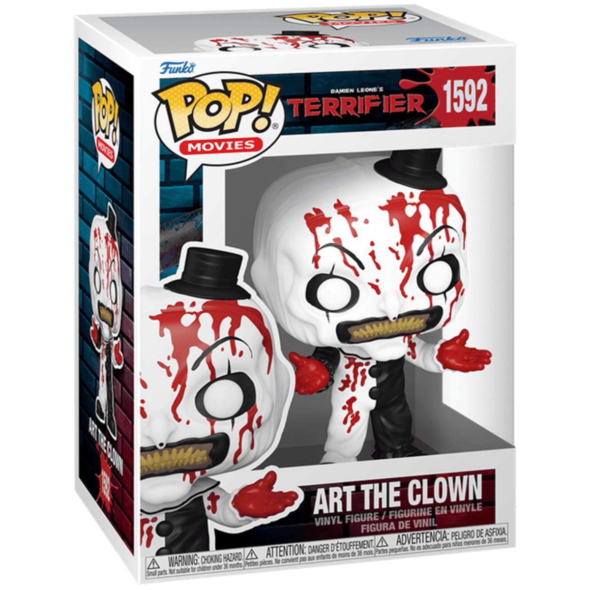 Terrifier - Art the Clown Bloody #1592 - Funko Pop! Vinyl Movies - Persona Toys