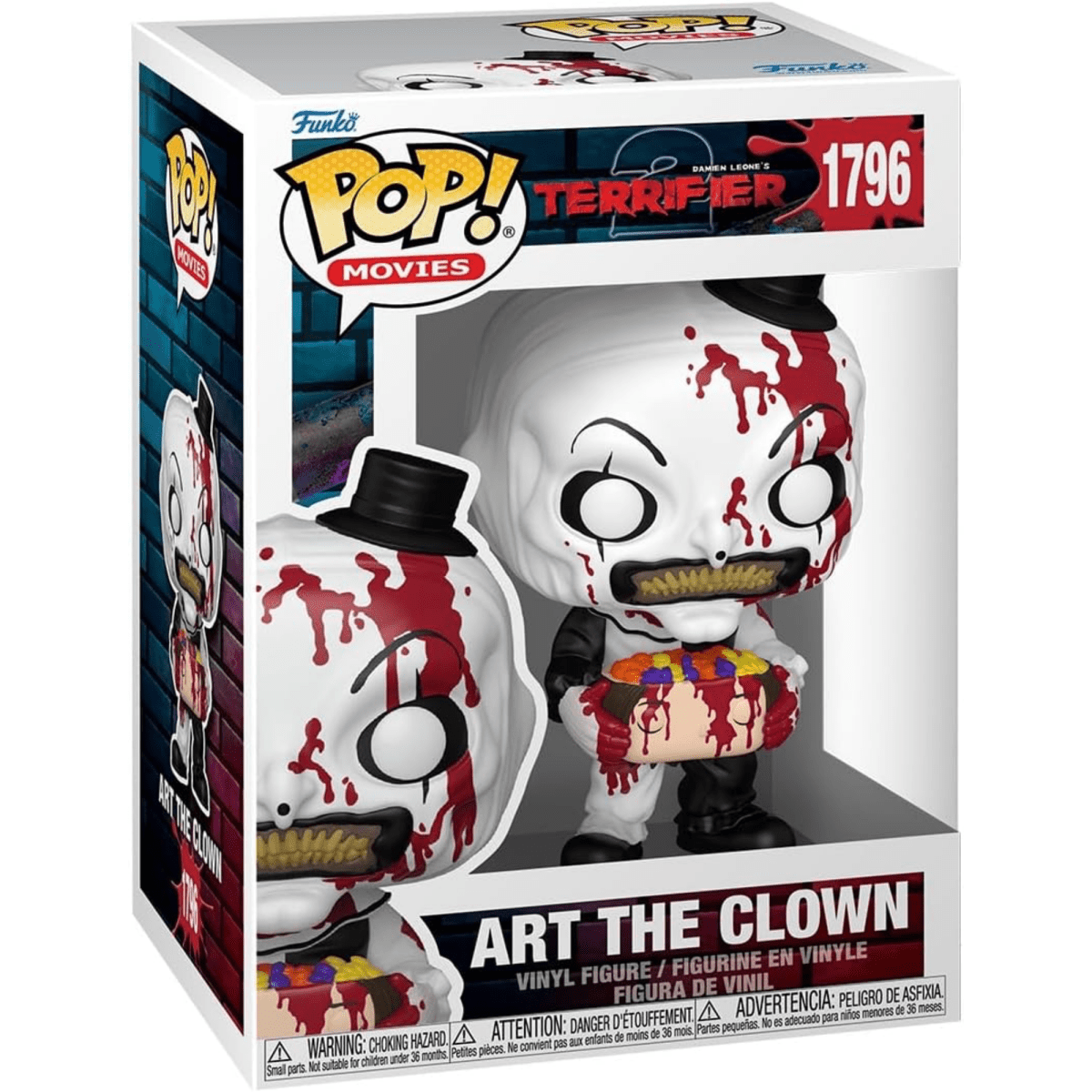Terrifier - Art the Clown [w/ Candy Filled Head] 1796 - Funko Pop! Vinyl Movies - Persona Toys