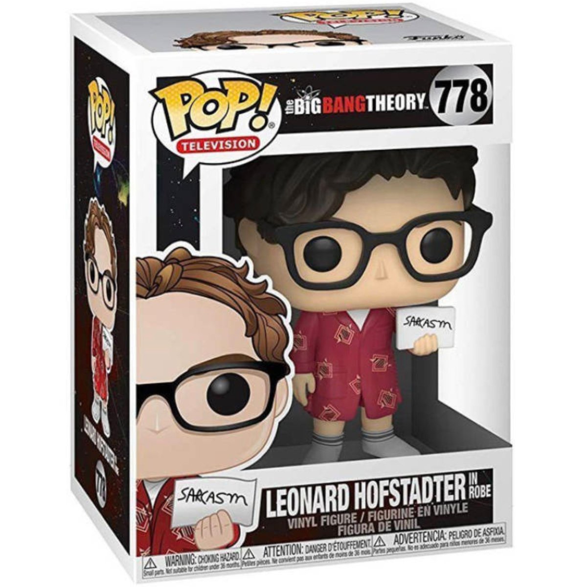 The Big Bang Theory - Leonard Hofstadter in Robe #778 - Funko Pop! Vinyl Television - Persona Toys