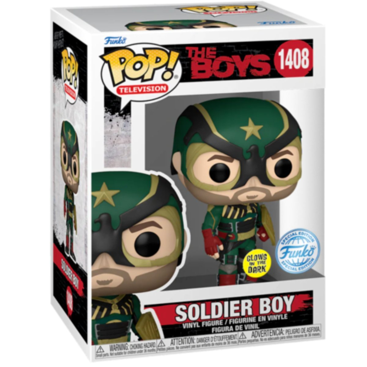 The Boys - Soldier Boy (Glow Special Edition) #1408 - Funko Pop! Vinyl Television - Persona Toys