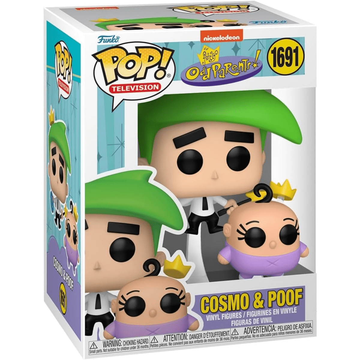 The Fairly Odd Parents - Cosmo & Poof 1691 - Funko Pop! Vinyl Animation - Persona Toys