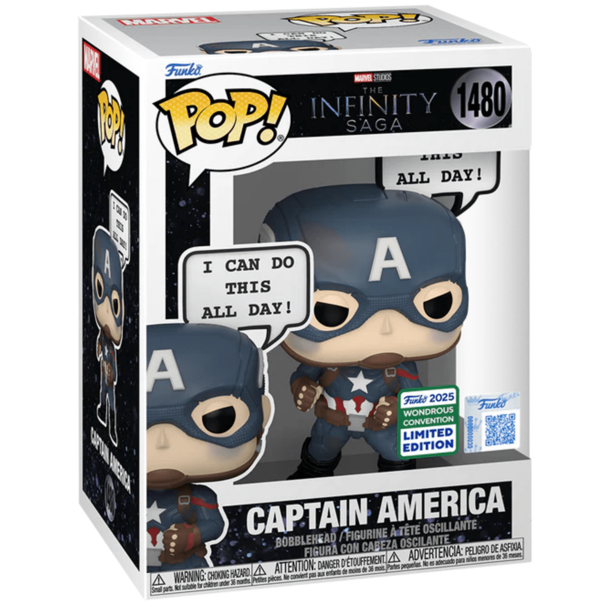 The Infinity Saga - Captain America (2025 Wonder Convention Limited Edition) 1480 - Funko Pop! Vinyl Marvel - Persona Toys