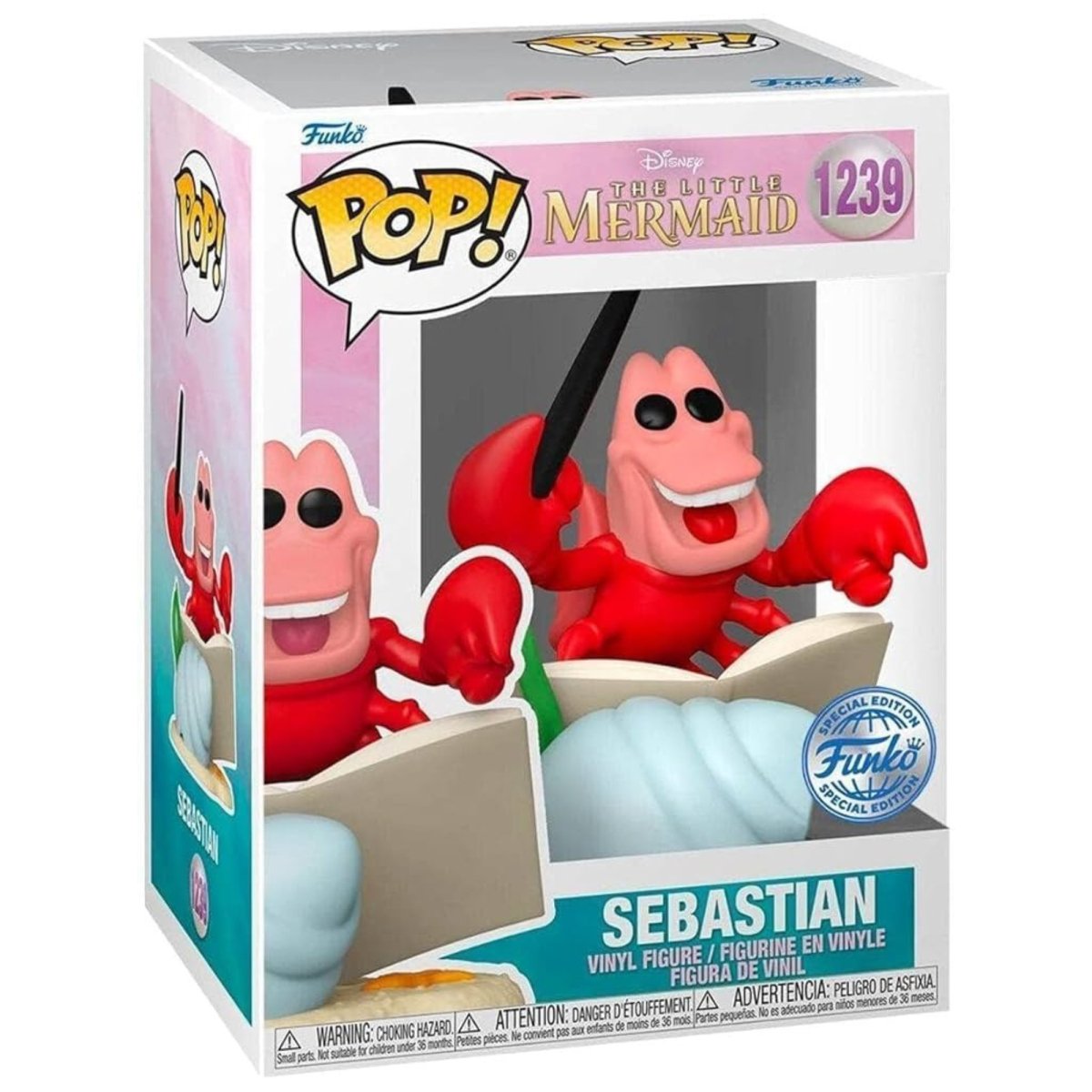 The Little Mermaid - Sebastian (Special Edition) #1239 - Funko Pop! Vinyl Disney - Persona Toys