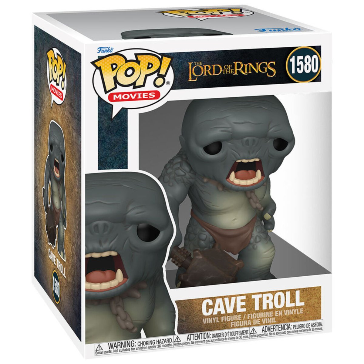 The Lord of the Rings - 6" Cave Troll #1580 - Funko Pop! Vinyl Movies - Persona Toys