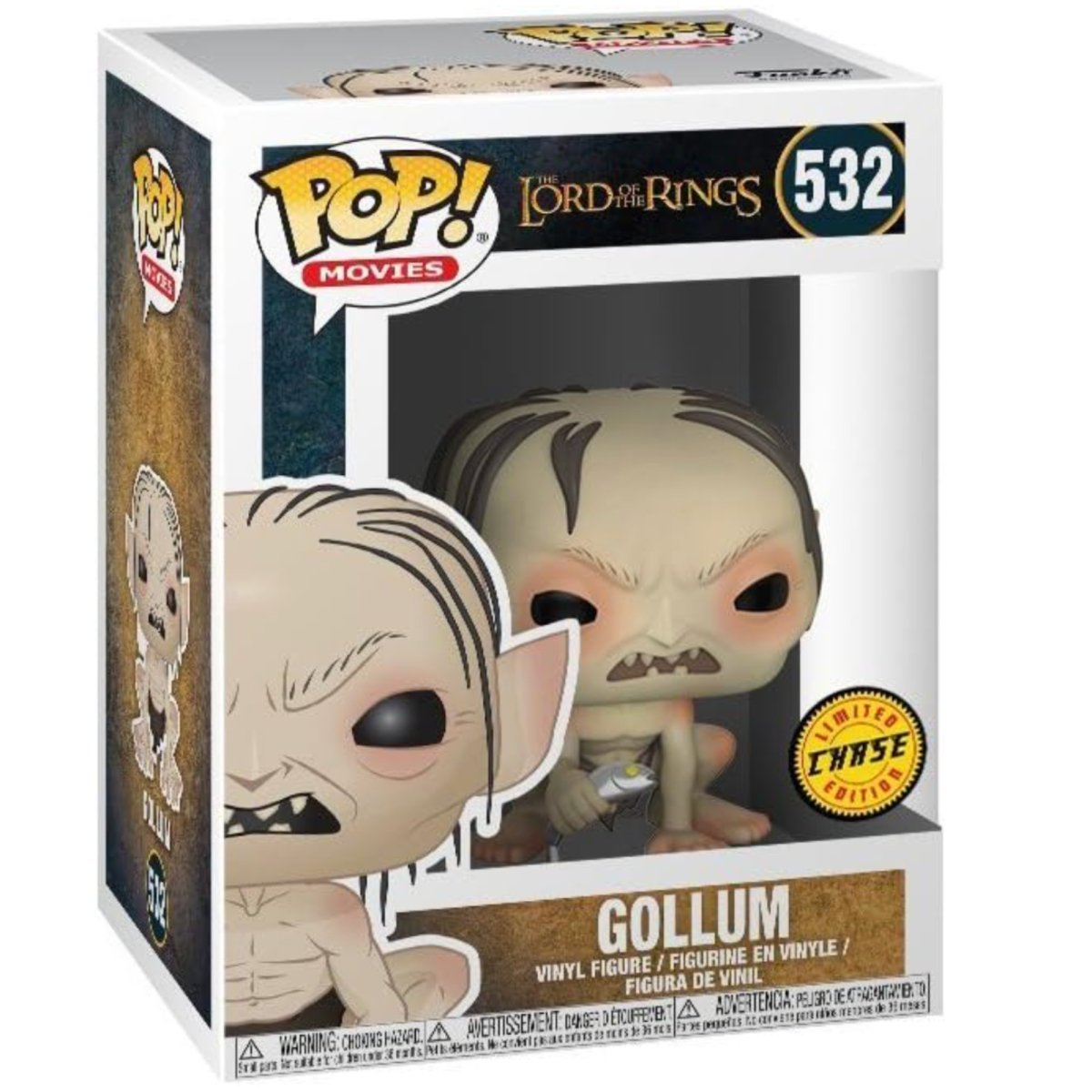 The Lord of the Rings - Gollum [with Fish] (Chase) #532 - Funko Pop! Vinyl Movies - Persona Toys