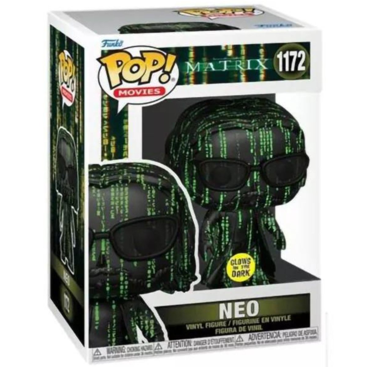 The Matrix - Neo (Glow) #1172 - Funko Pop! Vinyl Movies - Persona Toys