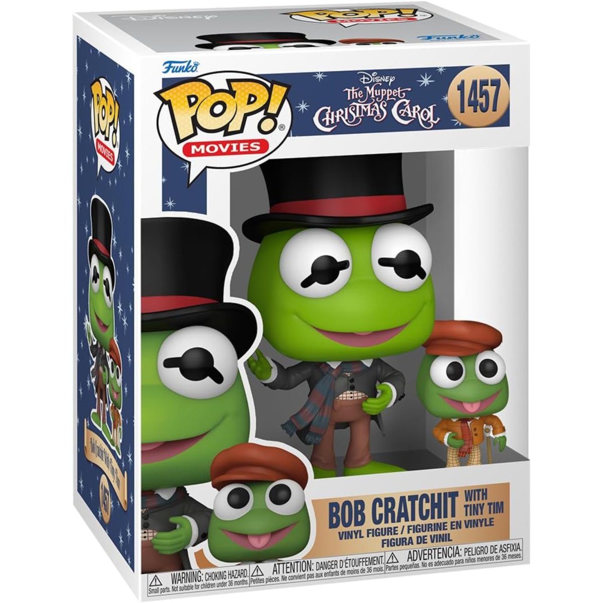 The Muppets Christmas Carol - Bob Cratchit with Tiny Tim #1457 - Funko Pop! Vinyl Disney - Persona Toys