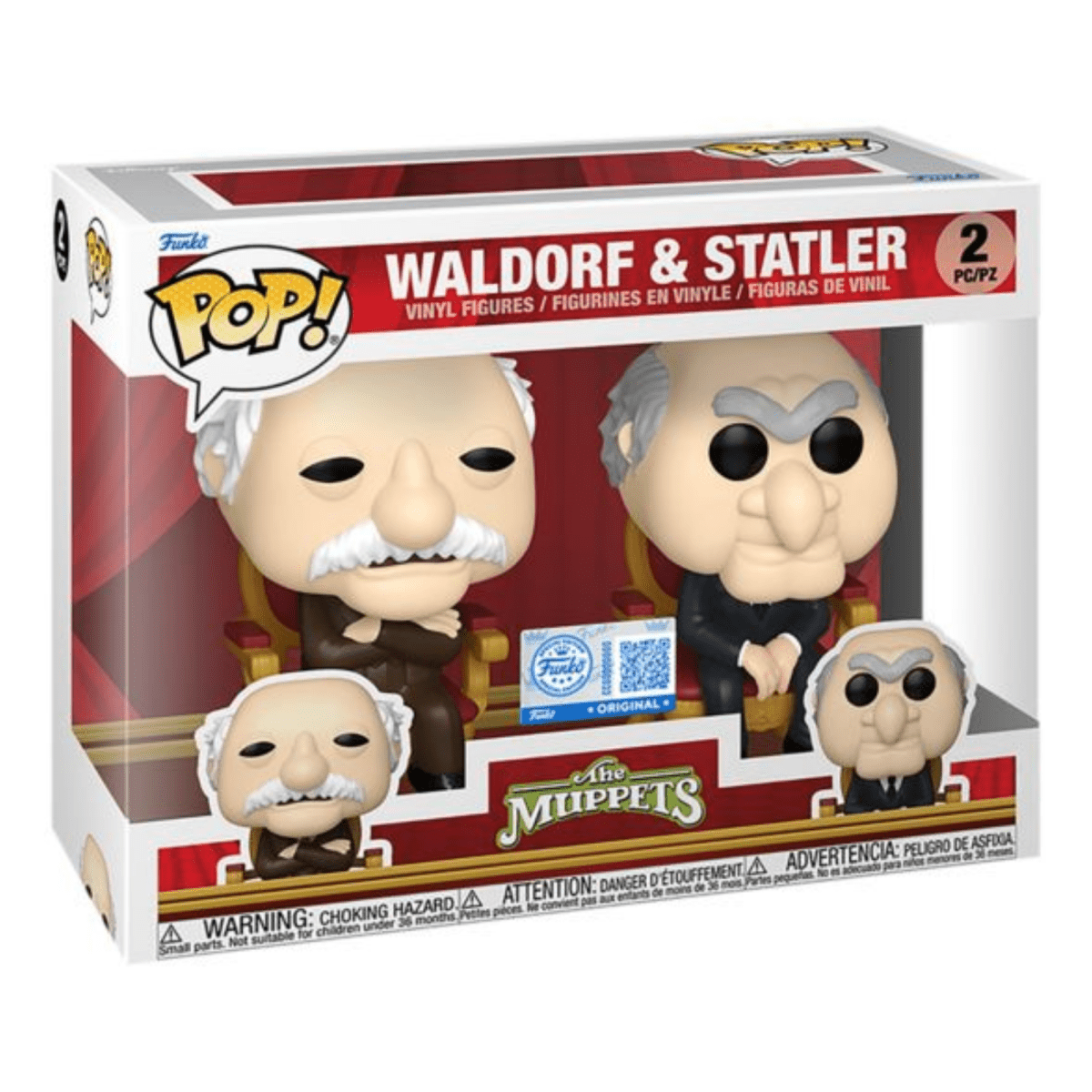 The Muppets - Waldorf & Statler (Special Edition) 2 Pack - Funko Pop! Vinyl Disney - Persona Toys
