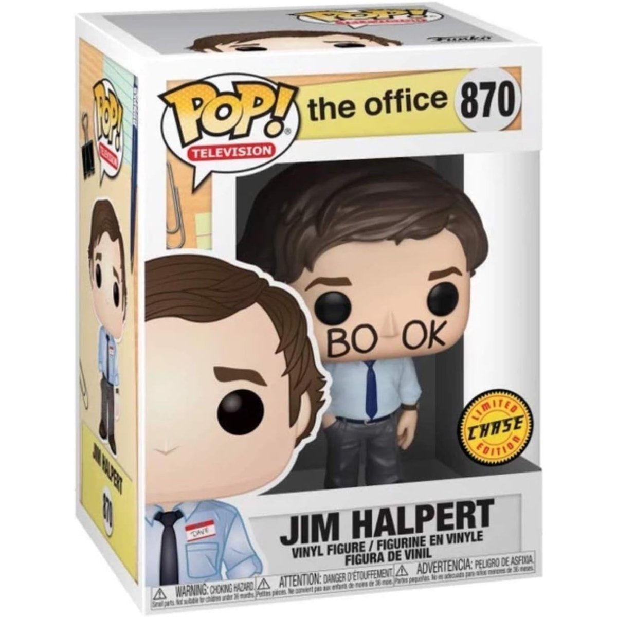 The Office - Jim Halpert [Facebook] (Chase) #870 - Funko Pop! Vinyl Television - Persona Toys