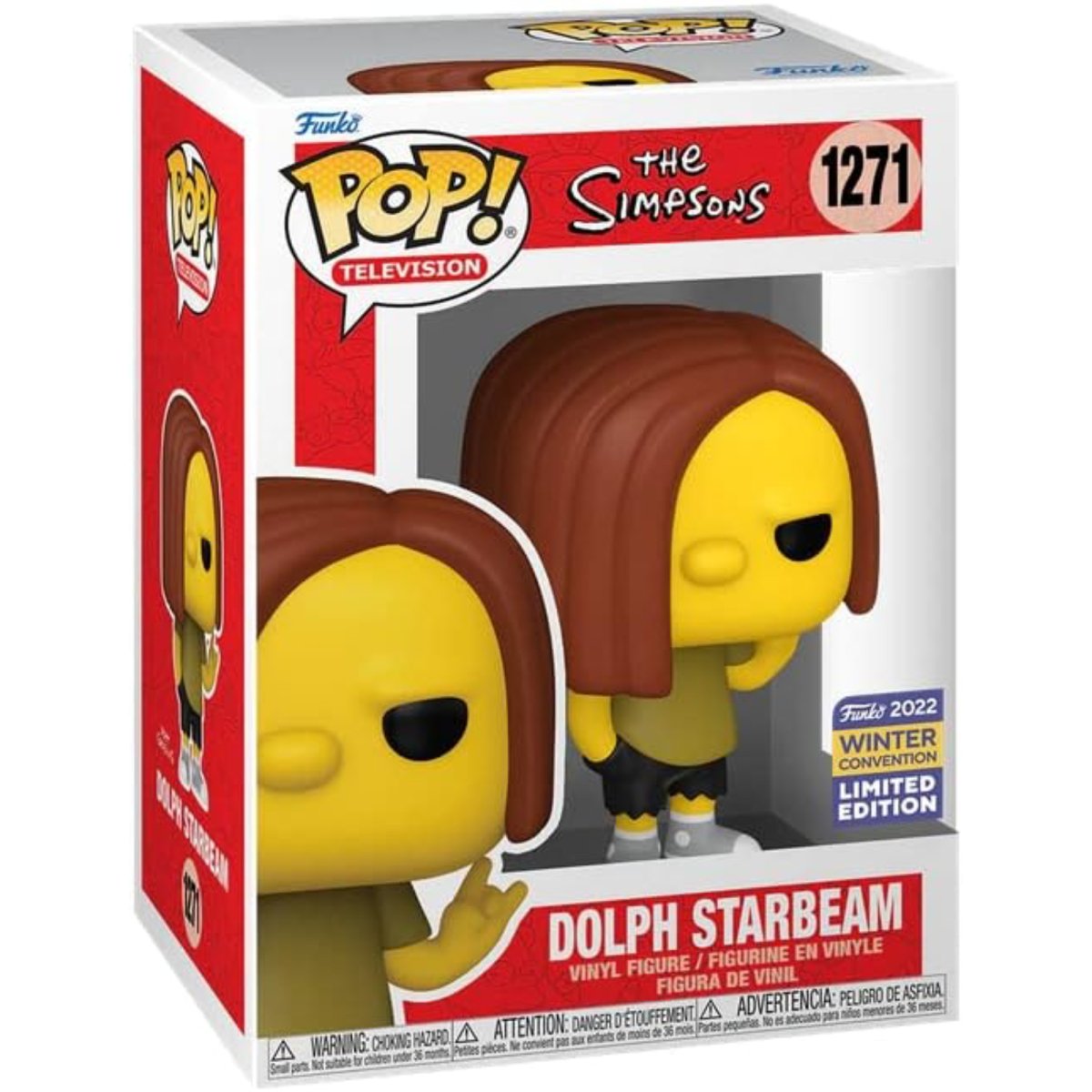 The Simpsons - Dolph Starbeam (2022 Winter Convention Limited Edition) #1271 - Funko Pop! Vinyl Animation - Persona Toys