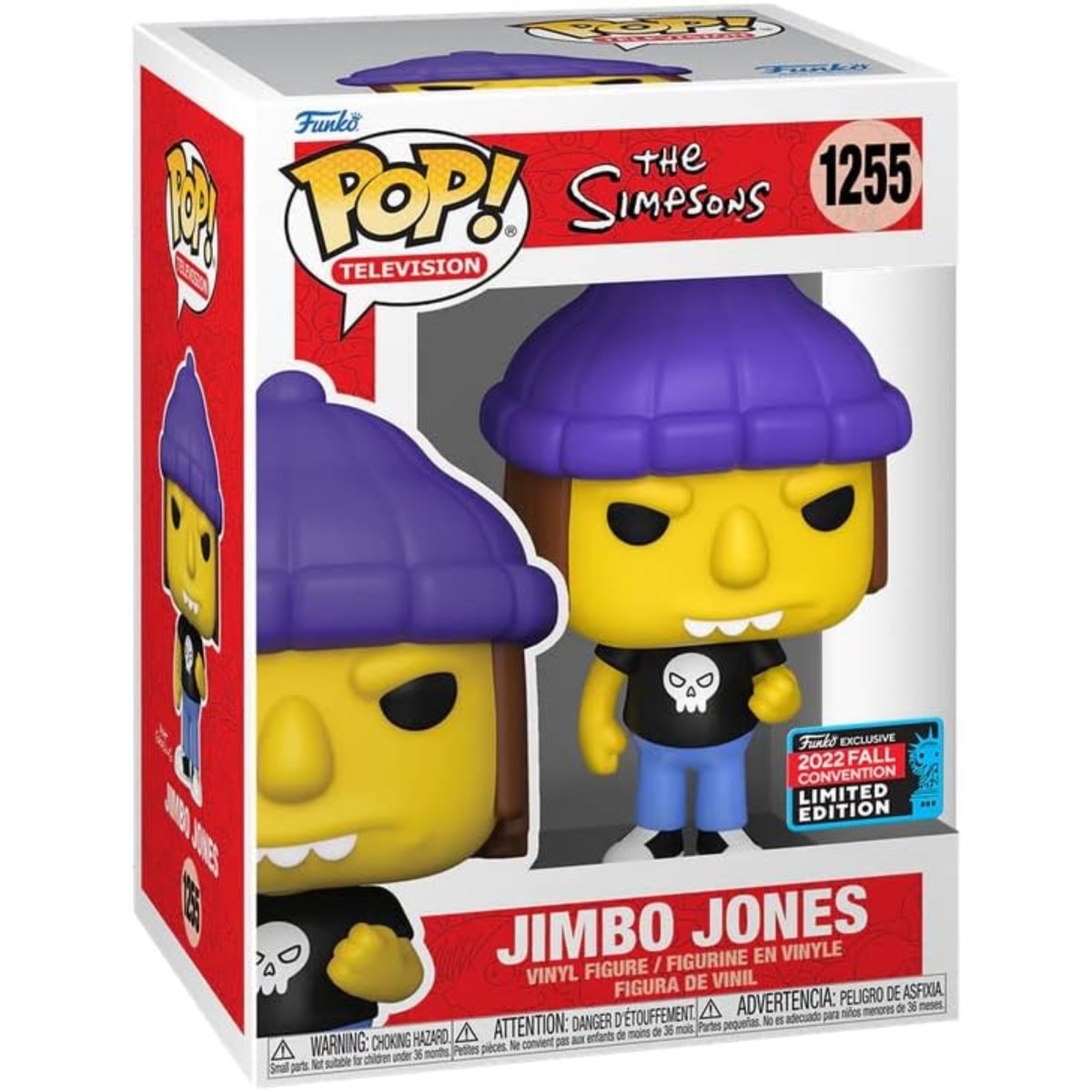 The Simpsons - Jimbo Jones (2022 Fall Convention Limited Edition) #1255 - Funko Pop! Vinyl Animation - Persona Toys