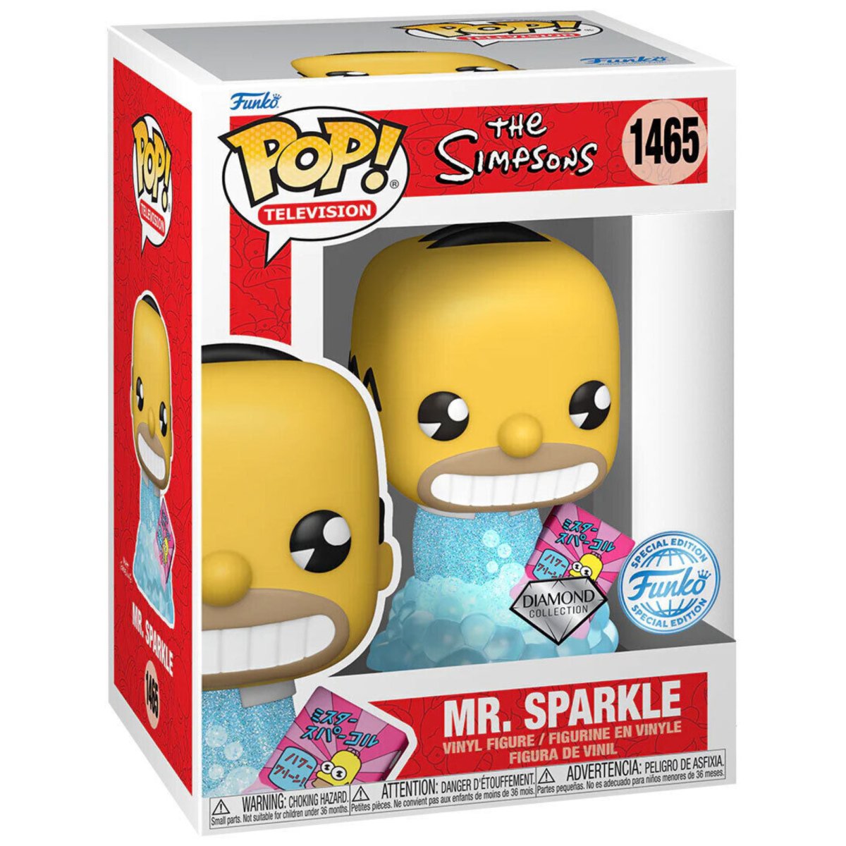 The Simpsons - Mr. Sparkle (Diamond Special Edition) #1465 - Funko Pop! Vinyl Animation - Persona Toys