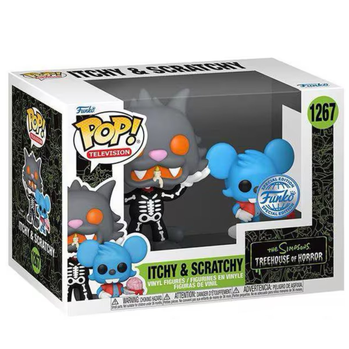 The Simpsons Treehouse of Terror - Itchy & Scratchy (Special Edition) #1267 - Funko Pop! Vinyl Animation - Persona Toys