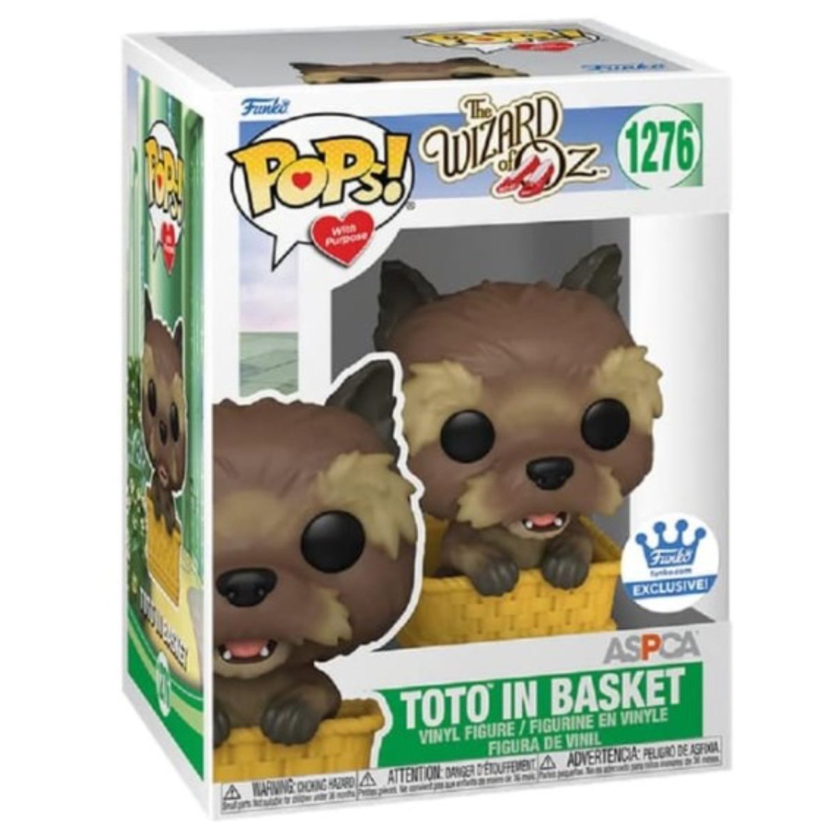 The Wizard of Oz - Toto in Basket (Funko Shop Exclusive) #1276 - Funko Pop! Vinyl Movies - Persona Toys