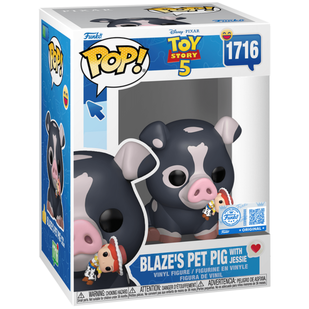 Toy Story 5 - Blaze's Pet Pig with Jessie (Special Edition) 1716 - Funko Pop! Vinyl Disney - Persona Toys