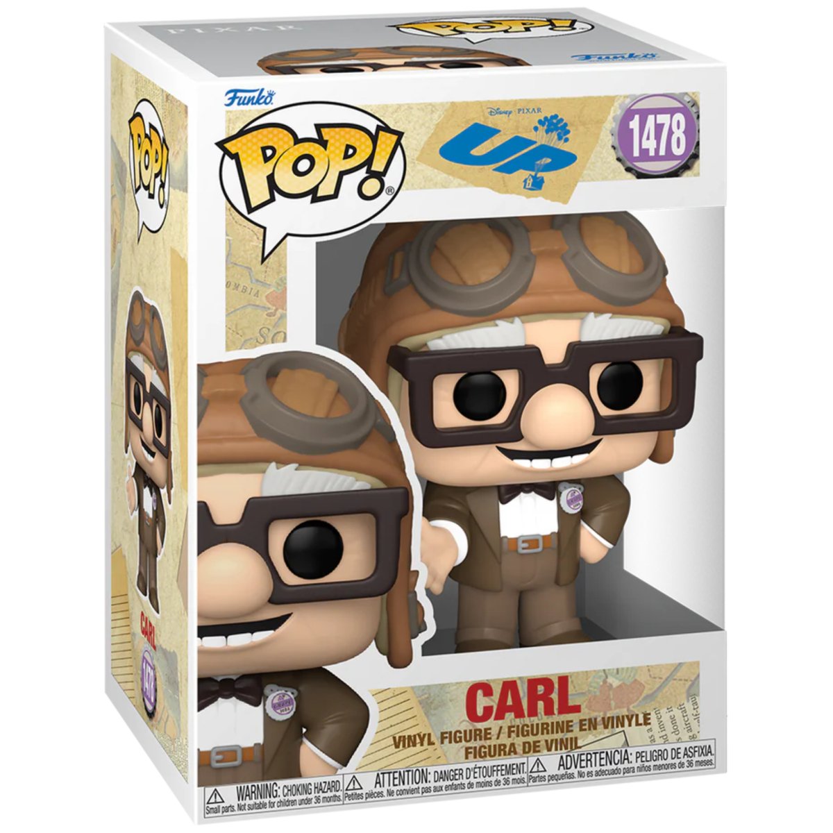 UP - Carl #1478 - Funko Pop! Vinyl Disney - Persona Toys