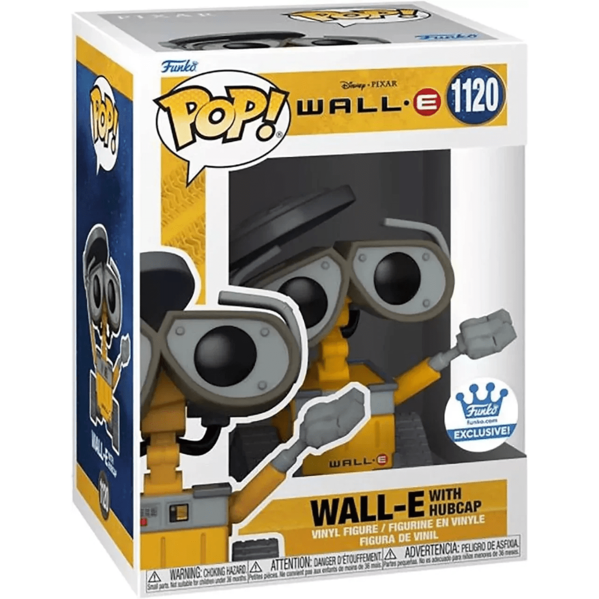 Wall - E - Wall - E with Hubcap (Funko Shop Exclusive) #1120 - Funko Pop! Vinyl Disney - Persona Toys