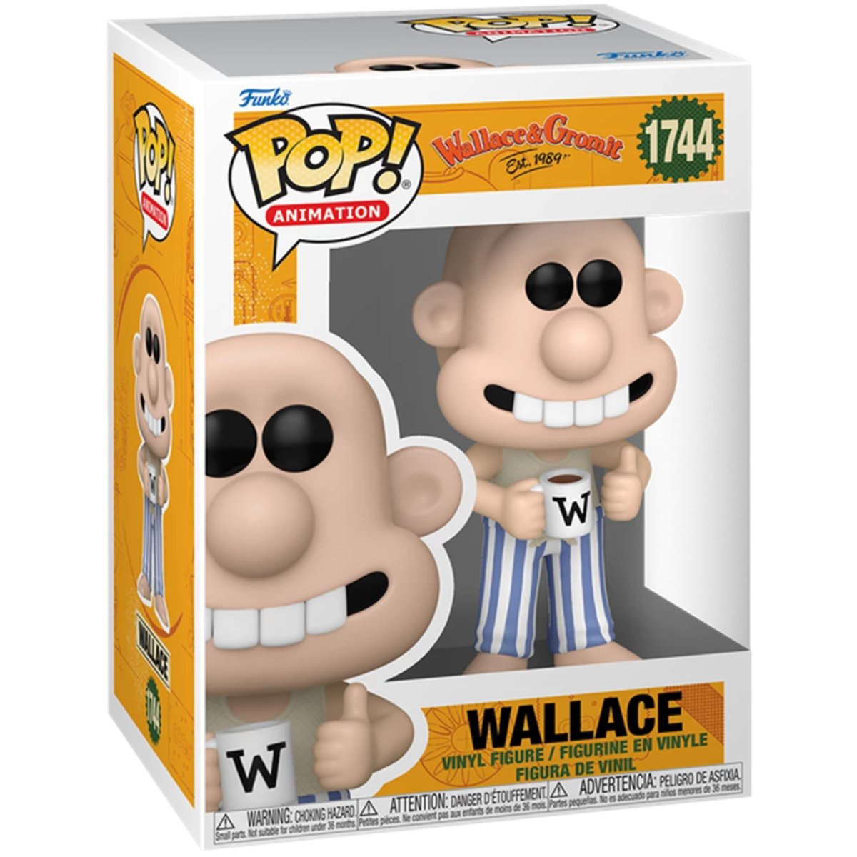 Wallace & Gromit - Wallace #1744 - Funko Pop! Vinyl Animation - Persona Toys