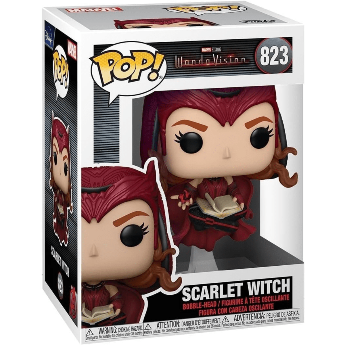 Wandavision - Scarlet Witch [with Darkhold] 823 - Funko Pop! Vinyl Marvel - Persona Toys