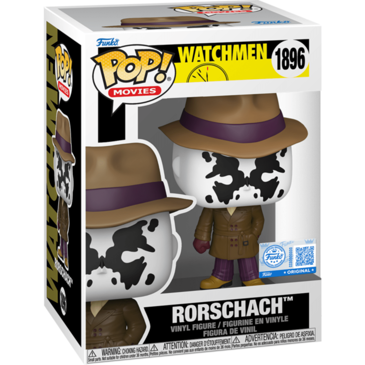 Watchmen - Rorschach (Special Edition) 1896 - Funko Pop! Vinyl Movies - Persona Toys