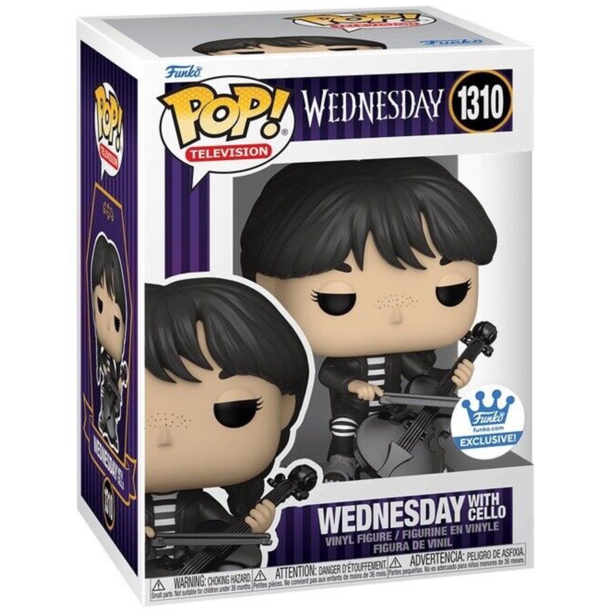 Wednesday - Wednesday with Cello (Funko Shop Exclusive) #1310 - Funko Pop! Vinyl Television - Persona Toys