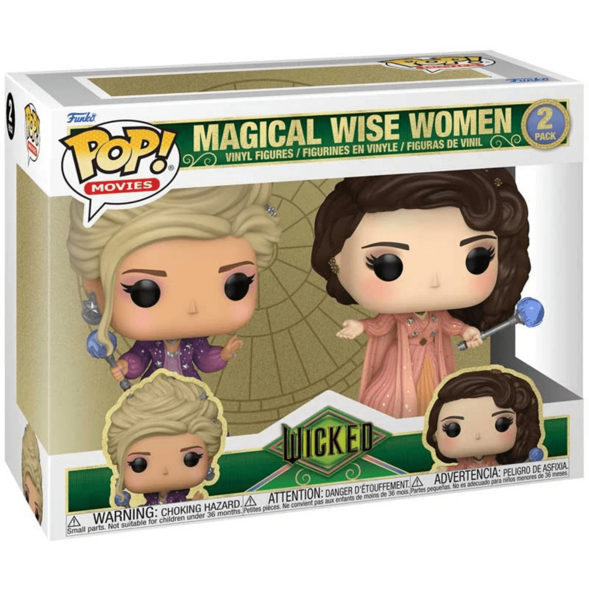 Wicked - Magical Wise Women 2 Pack Pc - Funko Pop! Vinyl Movies - Persona Toys