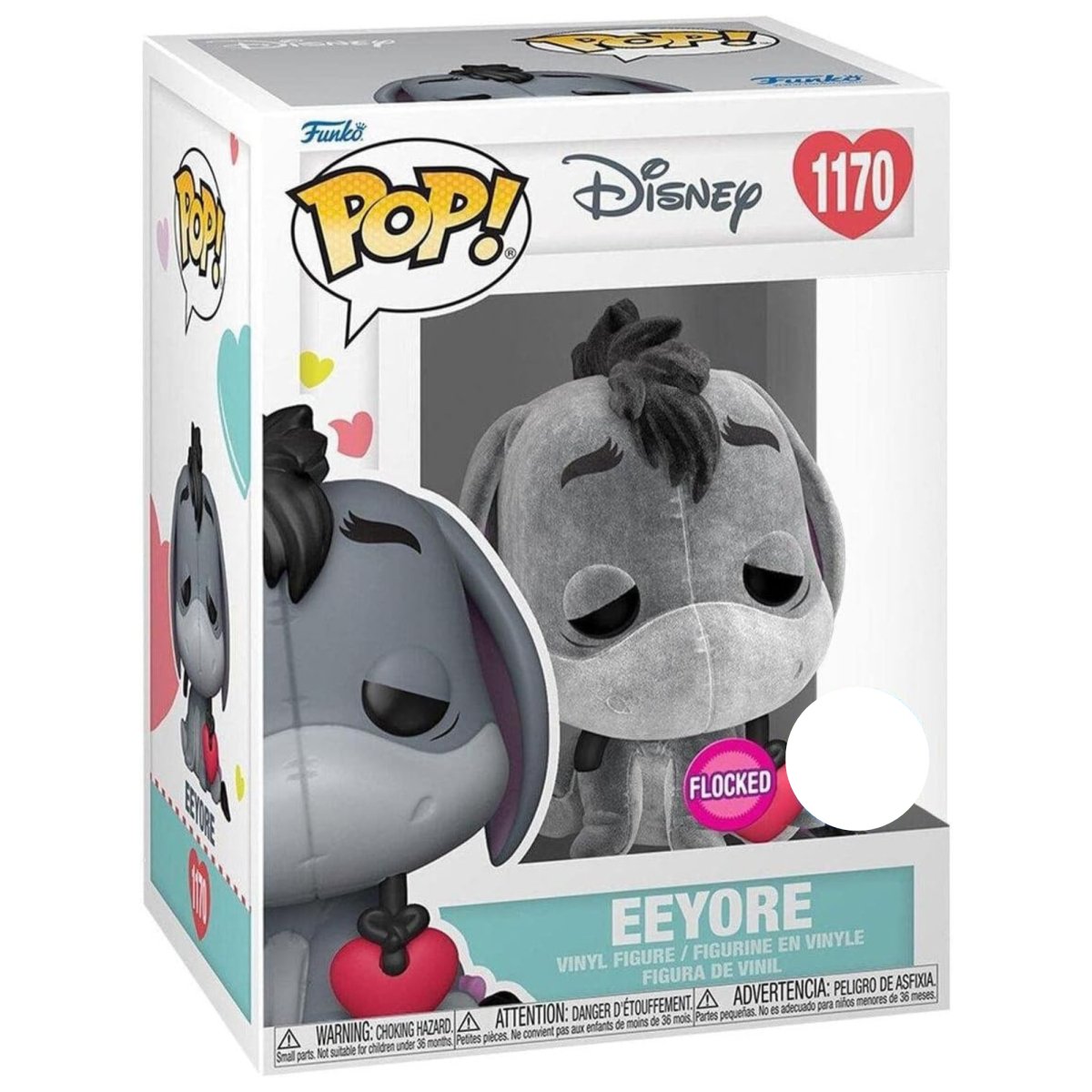 Winnie the Pooh - Eeyore with Heart (Flocked) #1170 - Funko Pop! Vinyl Disney - Persona Toys