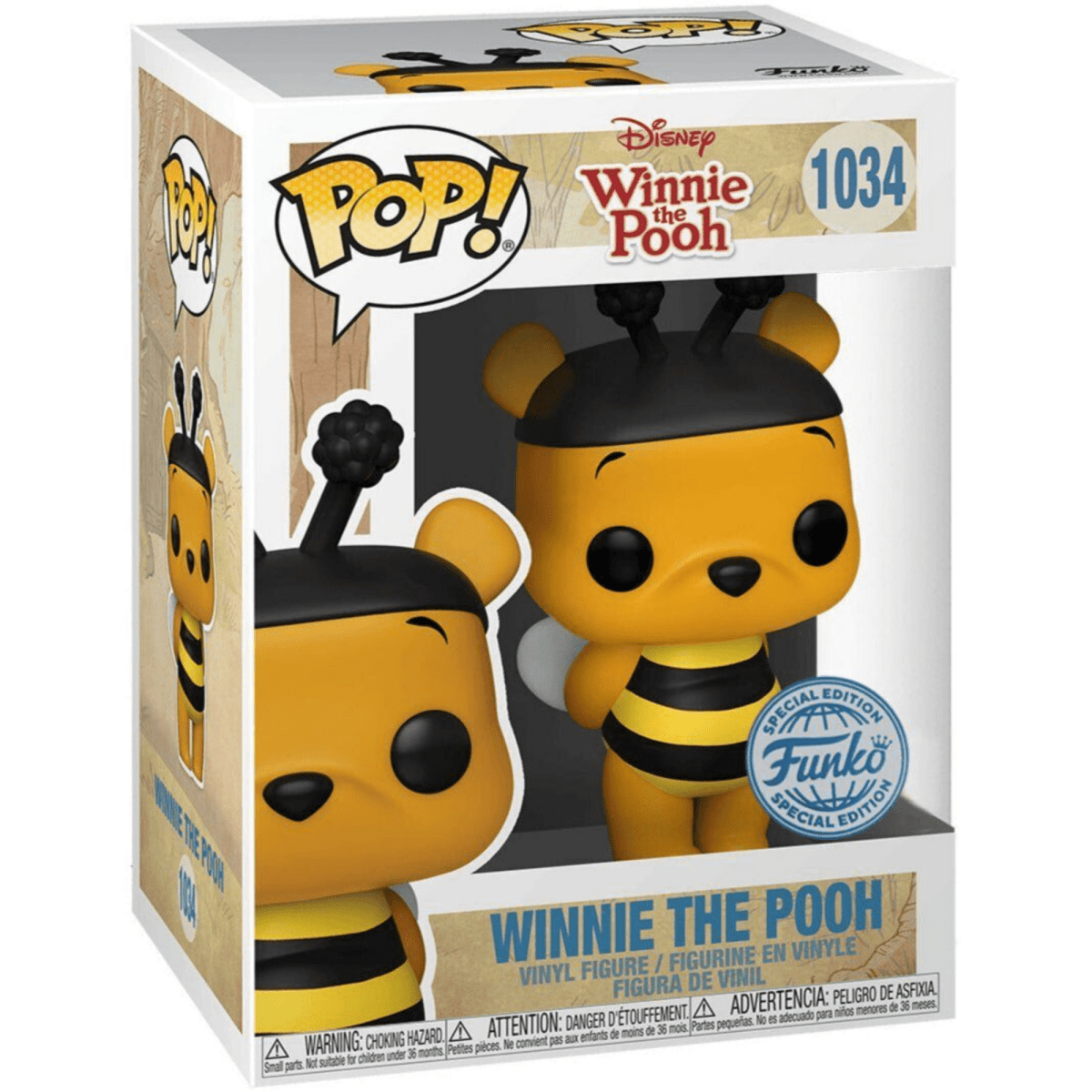 Winnie the Pooh - Winnie the Pooh [as Bumble Bee] (Special Edition) 1034 - Funko Pop! Vinyl Disney - Persona Toys