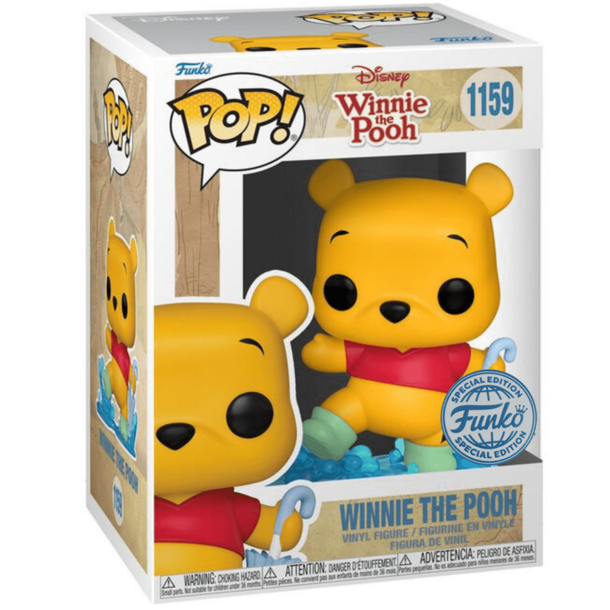 Winnie the Pooh - Winnie the Pooh [in the Rain] (Special Edition) 1159 - Funko Pop! Vinyl Disney - Persona Toys