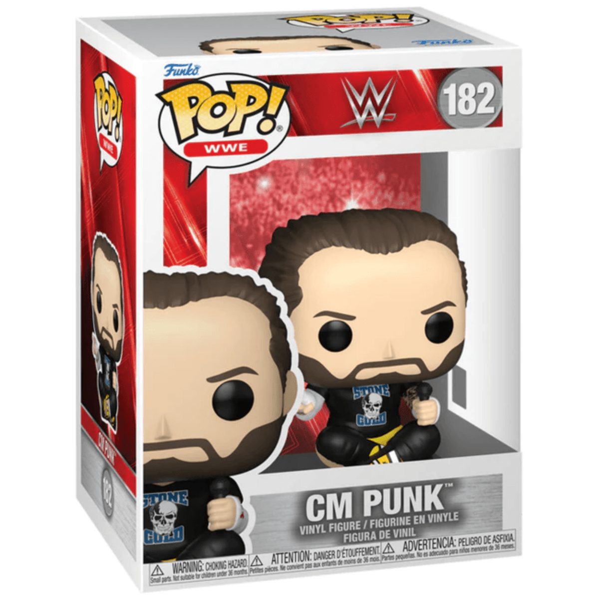 WWE - CM Punk 182 - Funko Pop! Vinyl Wrestling Icons - Persona Toys