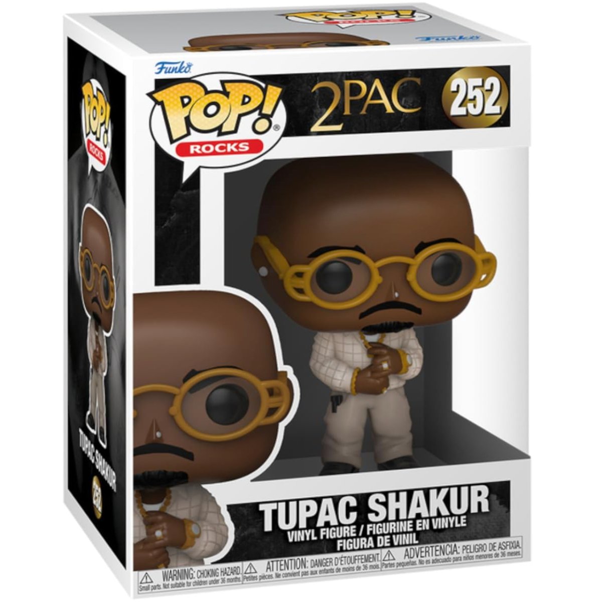 2 Pac - Tupac Shakur #252 - Funko Pop! Vinyl Rocks - Persona Toys