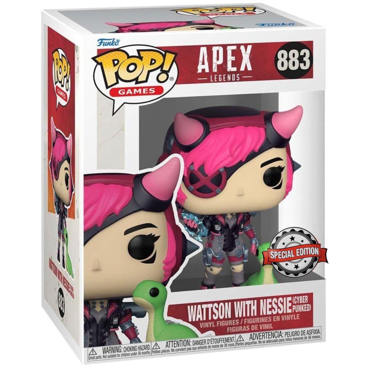 Apex Legends - Wattson with Nessie (Cyber Punked) (Special Edition) #883 - Funko Pop! Vinyl Games - Persona Toys
