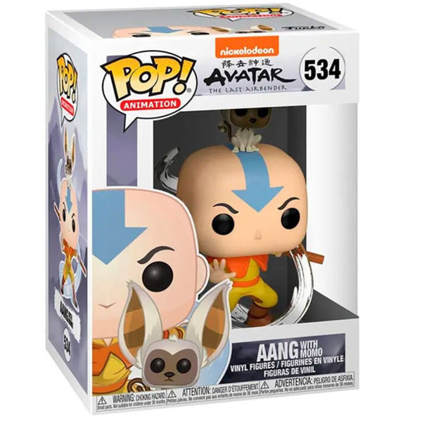 Avatar The Last Air Bender - Aang with Momo #534 - Funko Pop 