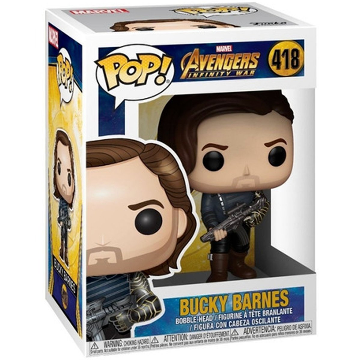 Avengers Infinity War - Bucky Barnes [with Weapon] #418 - Funko Pop! Vinyl Marvel - Persona Toys