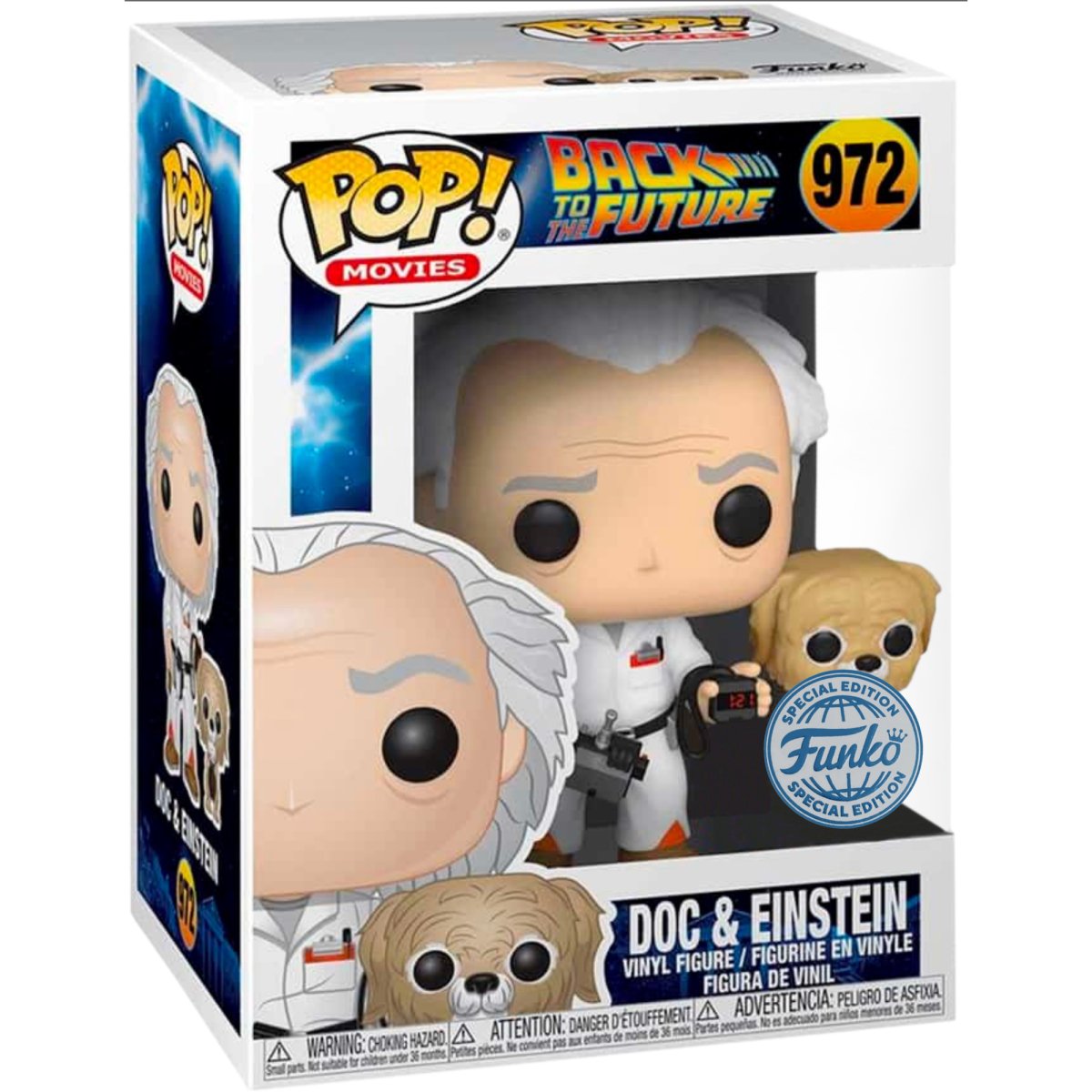 Back to the Future - Doc & Einstein (Special Edition) #972 - Funko Pop! Vinyl Movies - Persona Toys