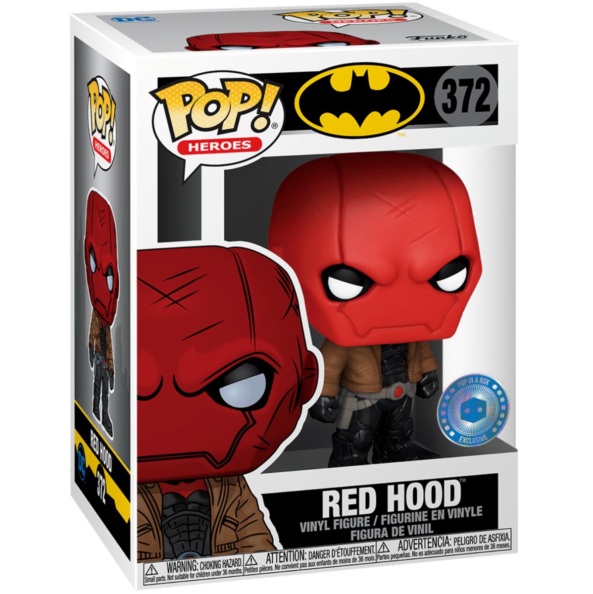 Batman - Red Hood (Pop in a Box Exclusive) #372 - Funko Pop! Vinyl DC - Persona Toys