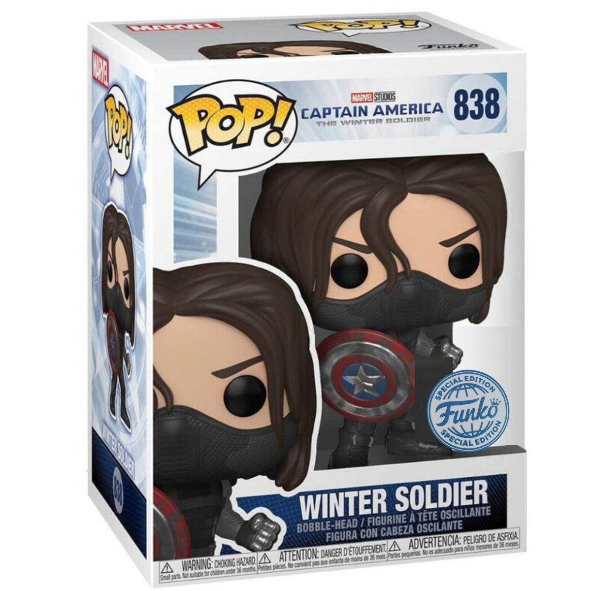 Captain America The Winter Soldier - Winter Soldier [Year of the Shield] (Special Edition) #838 - Funko Pop! Vinyl Marvel - Persona Toys