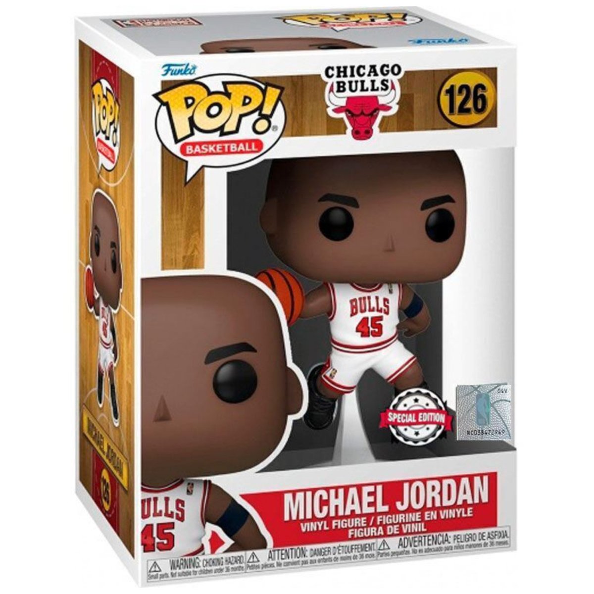 Chicago Bulls Basketball - Michael Jordan (Special Edition) #126 - Funko Pop! Vinyl Icons - Persona Toys