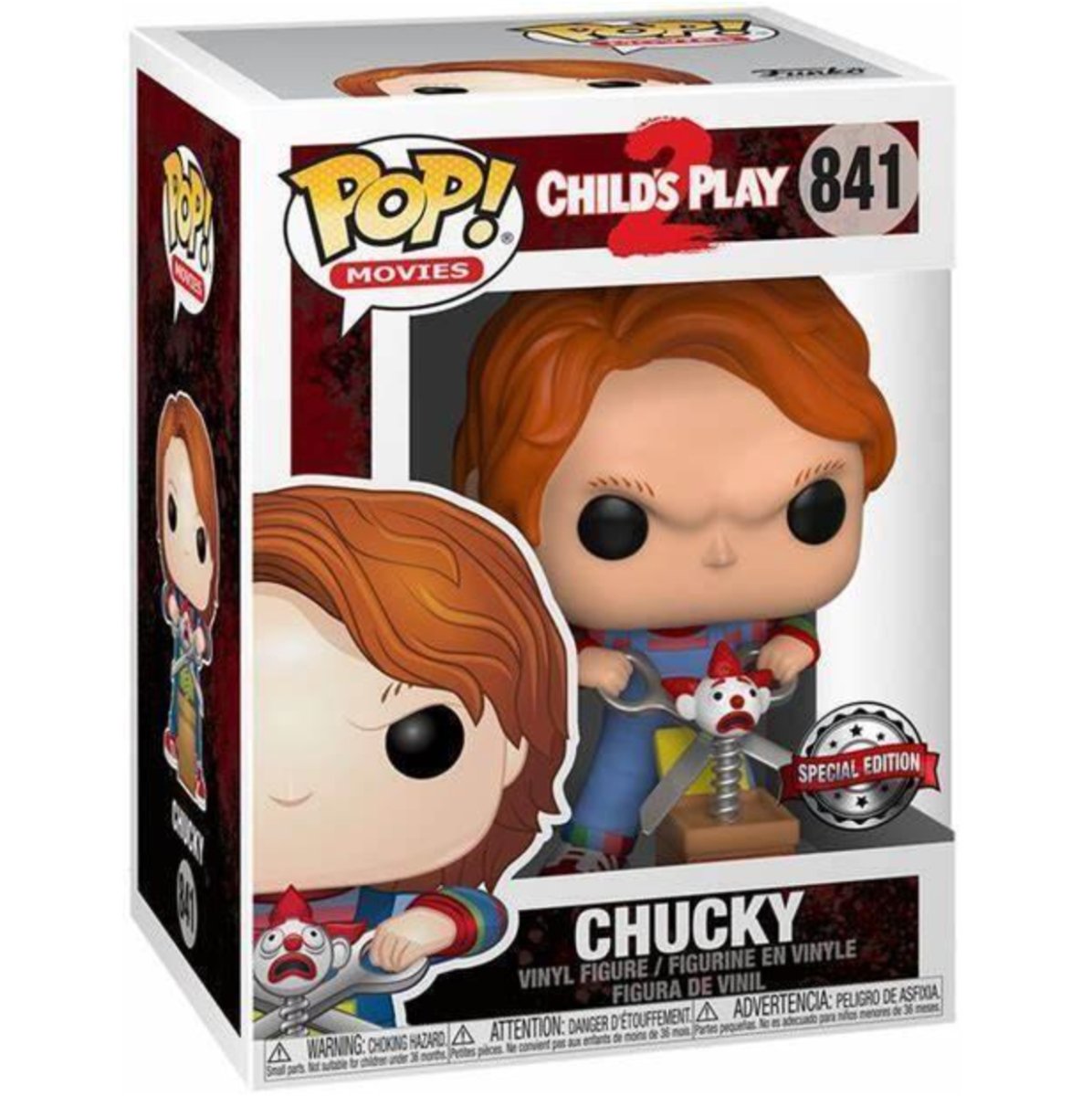Child's Play 2 - Chucky [with Scissors] (Special Edition) #841 - Funko Pop! Vinyl Movies - Persona Toys