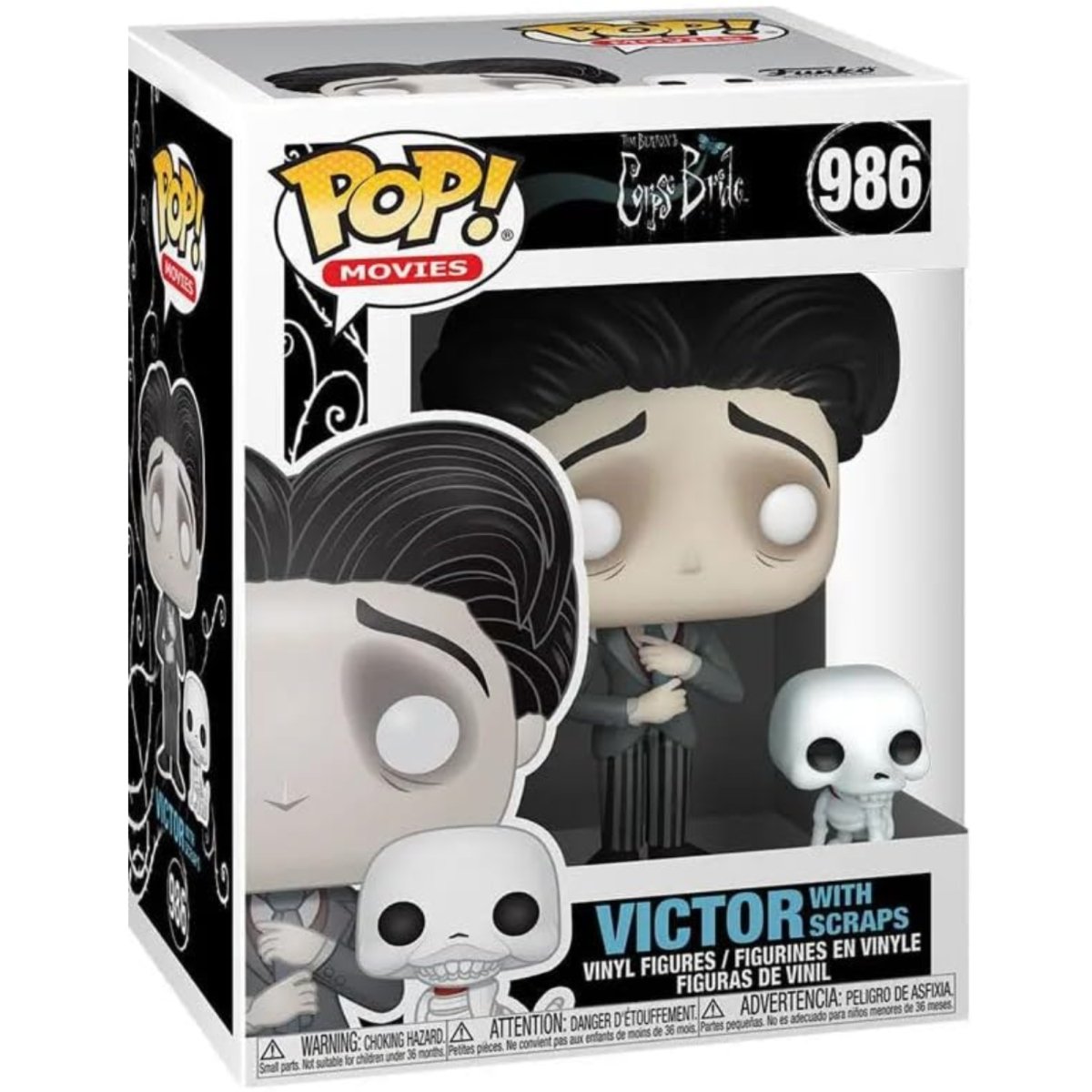 Corpse Bride - Victor with Scraps #986 - Funko Pop! Vinyl Movies - Persona Toys