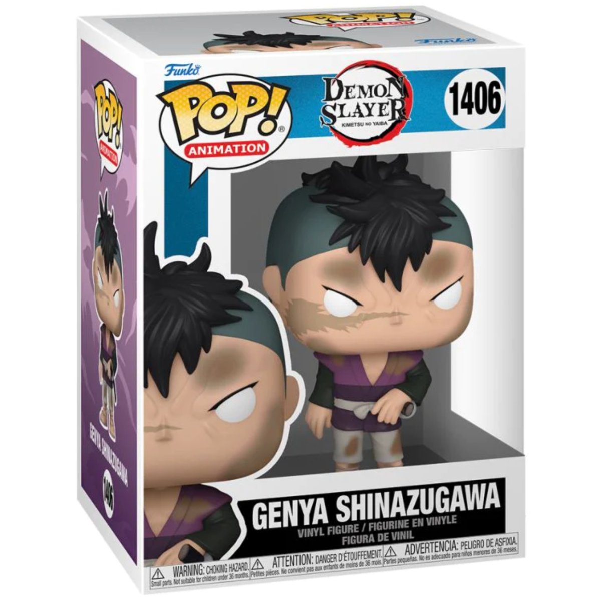 Demon Slayer - Genya Shinazugawa #1406 - Funko Pop! Vinyl Anime - Persona Toys