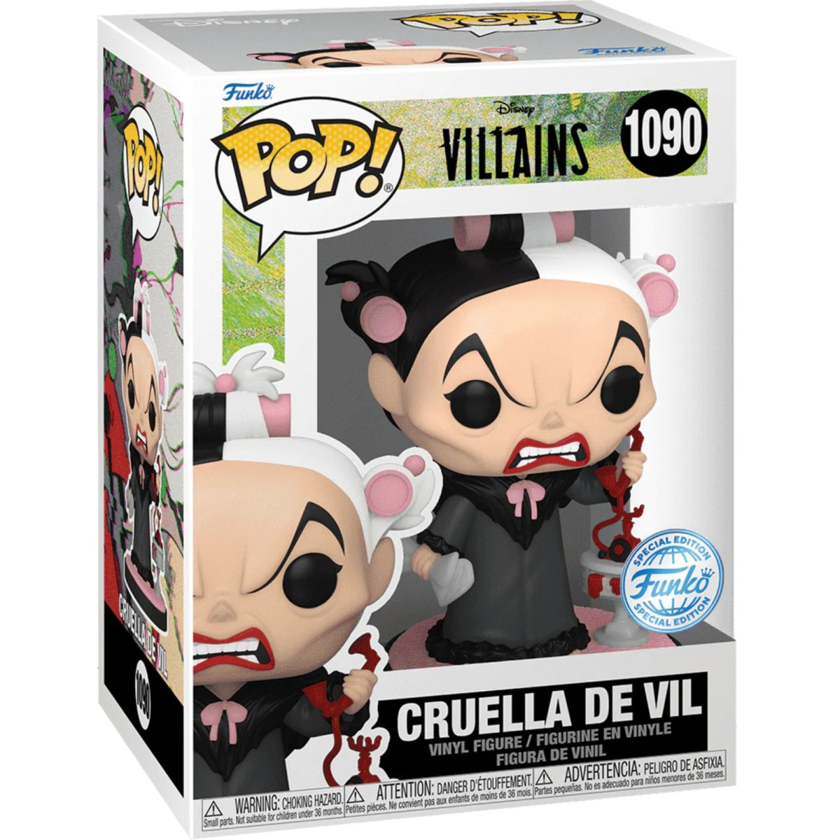 Disney Villains - Cruella De Vil (Special Edition) #1090 - Funko Pop! Vinyl Disney - Persona Toys