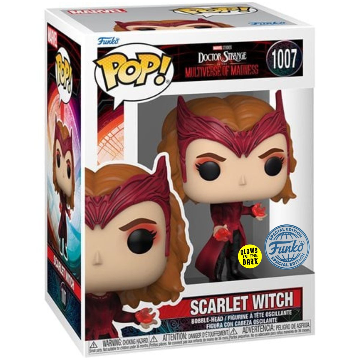 Doctor Strange in the Multiverse of Madness - Scarlet Witch (GITD Special Edition) #1007 - Funko Pop! Vinyl Marvel - Persona Toys