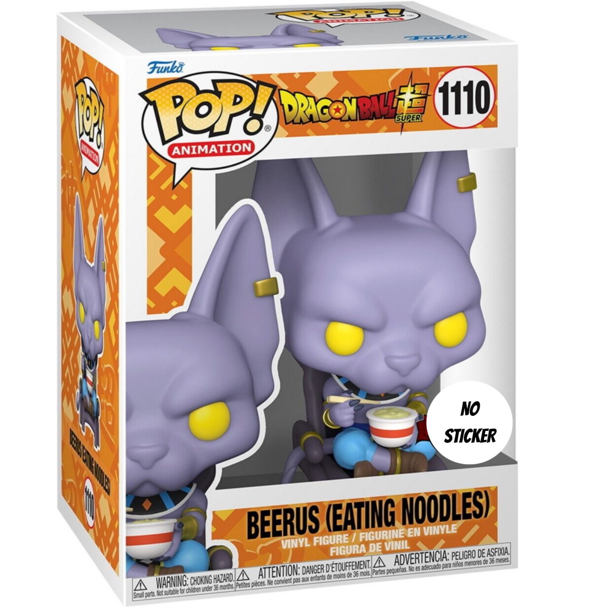 Dragon Ball Z Super - Beerus (Eating Noodles) (Special Edition) #1110 - Funko Pop! Vinyl Anime - Persona Toys